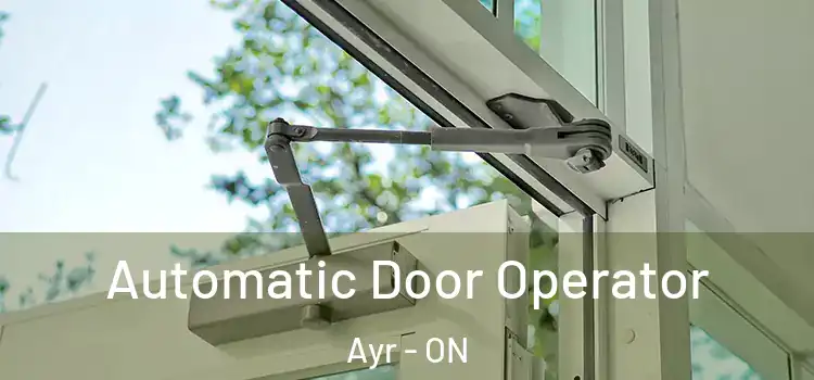 Automatic Door Operator Ayr - ON