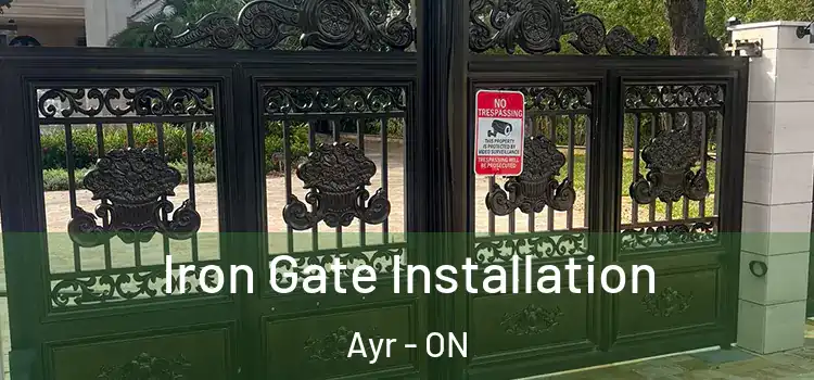 Iron Gate Installation Ayr - ON