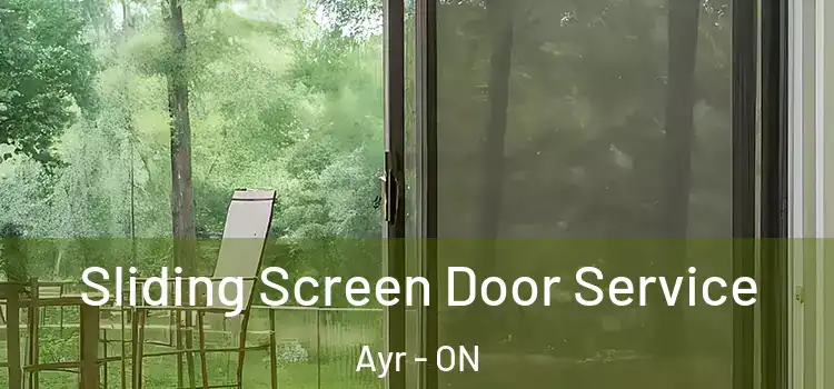 Sliding Screen Door Service Ayr - ON